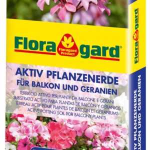 Aktiv Pflanzenerde für Balkon und Geranien Vorteilspack