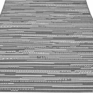 Carpet City Teppich "Sun 600", rechteckig, 5 mm Höhe, In/- Outdoor geeignet, Streifen-Optik, Wohnzimmer, Balkon, Terrasse