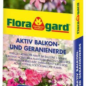 Floragard Pflanzerde Aktiv Balkon- und Geranienerde 70 L