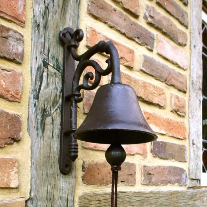 Glocke historische Gartenglocke, an der Haustür wie antik + mit tollem Klang