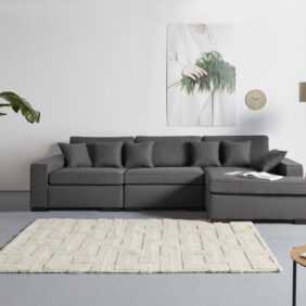 Guido Maria Kretschmer Home&Living Ecksofa "Skara", Lounge-Sofa mit Federkernpolsterung, in vielen Bezugsvarianten