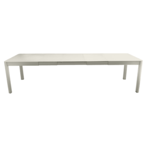 Ribambelle XL Tisch 299x100 3 Einlegeplatten Lehmgrau