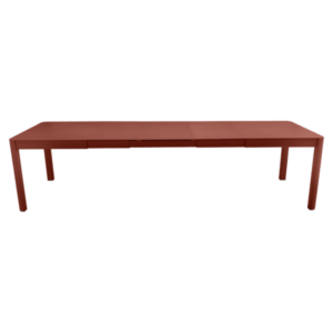 Ribambelle XL Tisch 299x100 3 Einlegeplatten Ockerrot
