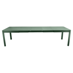 Ribambelle XL Tisch 299x100 3 Einlegeplatten Zederngrün