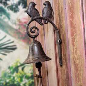 Wunderschöne Türglocke, 2 Vögel, Haustürglocke wie antik, im Landhausstil