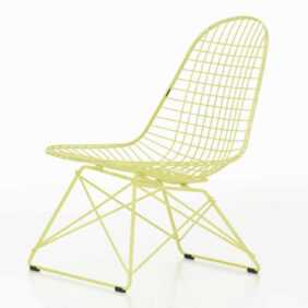 Eames Wire Lounge Chair LKR Colours Sessel, Farbe citron