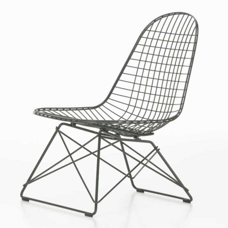 Eames Wire Lounge Chair LKR Colours Sessel, Farbe dunkelgrün