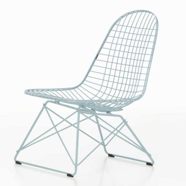 Eames Wire Lounge Chair LKR Colours Sessel, Farbe himmelblau