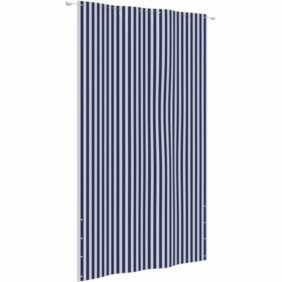 Balkon-Sichtschutz Blau und Weiß 160x240 cm Oxford-Gewebe