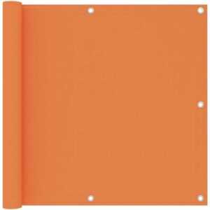 Balkon-Sichtschutz Sonnenschutz für Garten Balkon Terrasse Orange 90x600 cm Oxford-Gewebe DE54170 - Orange