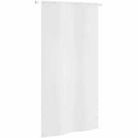 Balkon-Sichtschutz Weiß 120x240 cm Oxford-Gewebe Vidaxl Weiß