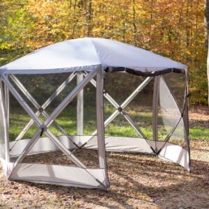 Camping Pavillon Flexion 6-Seiten grau