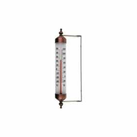 GTA - Stilvolles Gartenthermometer, geeignet für Außentemperaturanzeige, Wand, Gewächshaus, Garage, leicht aufzuhängendes Außenthermometer mit