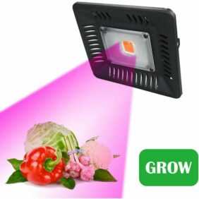 GTA - cob LED-Gartenbaulampe 50W, Pflanzenlampe IP67 wasserdicht, wachsendes LED-Wachstumslicht für Hydroponik, Zimmerpflanzen und