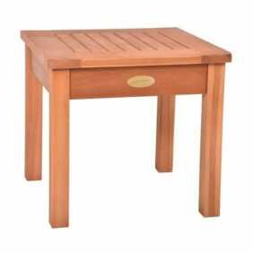Gravidus Gartentisch Beistelltisch Eukalyptus SONORA Kleiner Tisch 40x35x40 Gartentisch Balkon Geölt