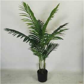 Haloyo - Künstliche Palme mit Topf,110cm Kunstbaum Kunstpflanze Kunstbaum Indoor & Outdoor