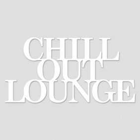 Home affaire Wandbild "Schriftzug "Chill out Lounge"", Schriftzug, Masse (B/H): 60/30 cm