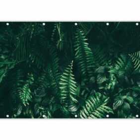 MuchoWow Balkonsichtschutz Blätter - Dschungel - Natur - Tropisch - Pflanzen (1-St) Balkonbanner, Sichtschutz für den Balkon, Robustes und wetterfest