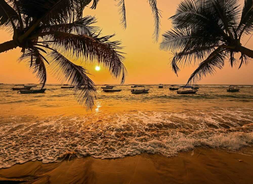 Papermoon Fototapete "Sri Lanka Palm Beach"