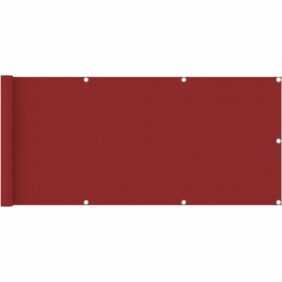 Vidaxl - Balkon-Sichtschutz Rot 75x400 cm hdpe Rot
