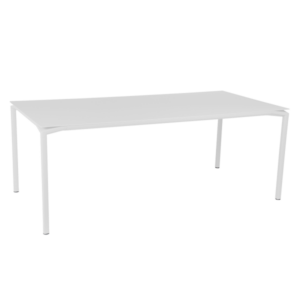 Calvi Tisch 195x95 Baumwollweiß