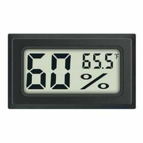 Digitales LCD-Temperatur-Feuchtigkeits-Thermometer, Mini-Digital-Thermometer, Hygrometer und Feuchtigkeitsmesser für Gewächshaus/Auto/Zuhause/Büro,
