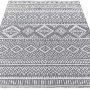 Carpet City Teppich "Palm", rechteckig, Wetterfest & UV-beständig, für Balkon, Terrasse, Küche, flach gewebt
