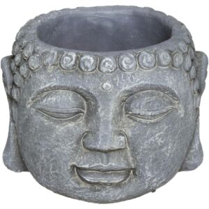 Blumentopf Buddha, ø 11,5 cm, h: 9 cm, Zement