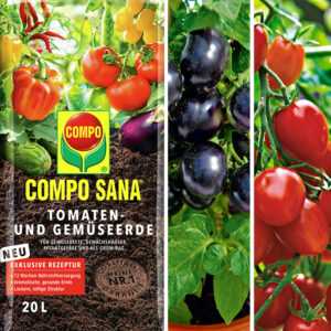 Cocktail-Tomaten Kollektion & COMPO® SANA® Tomaten- und Gemüseerde