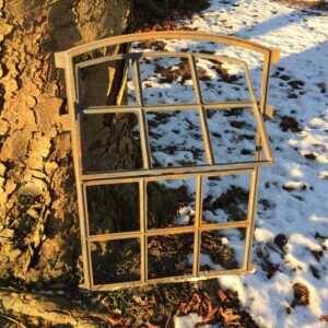Eisenfenster Terrassenmauer - Gartenhaus Antik Fenster Garage Klappe zum Lüften