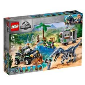 LEGO® Konstruktionsspielsteine LEGO® Jurassic World™ 75935 Baryonyxs Kräftemessen: die Schatzsuche, (434 St)