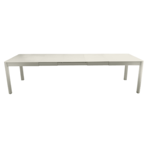 Ribambelle XL Tisch 299x100 3 Einlegeplatten Lehmgrau