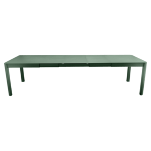 Ribambelle XL Tisch 299x100 3 Einlegeplatten Zederngrün