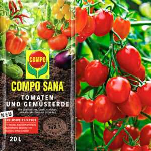 Snack-Tomate 'Romello' F1 & COMPO® SANA® Tomaten- und Gemüseerde