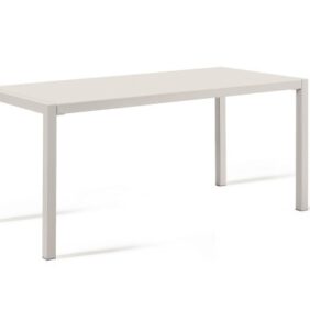 Tisch Quatris 160x80x75 cm perlweiß