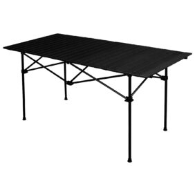 klappbarer Campingtisch Esstisch Spieltisch schwarz 1,40 mtransportabel