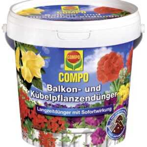 COMPO Balkon- und Kübelpflanzendünger, 1,2 kg Eimer