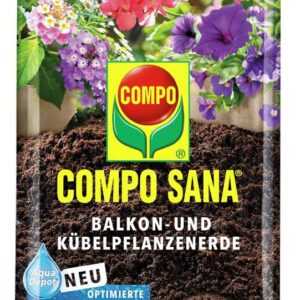 COMPO SANA Balkon- und Kübelpflanzenerde, 50 Liter