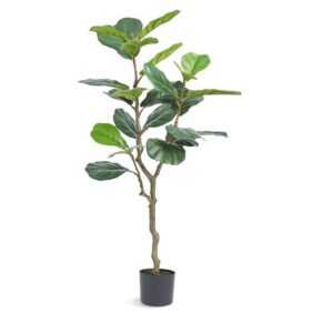 Kunstbaum Geigenfeige Künstlich 54x54x121cm Kunstpflanze PE Künstliche Pflanzen, VEVOR, Höhe 121 cm