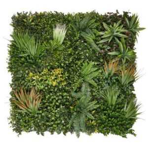 Kunstpflanze Pflanzenwand - Vertikaler Garten - erweiterbar - Kunstpflanze Frühlingspracht, Hansmeier, individuell erweiterbar