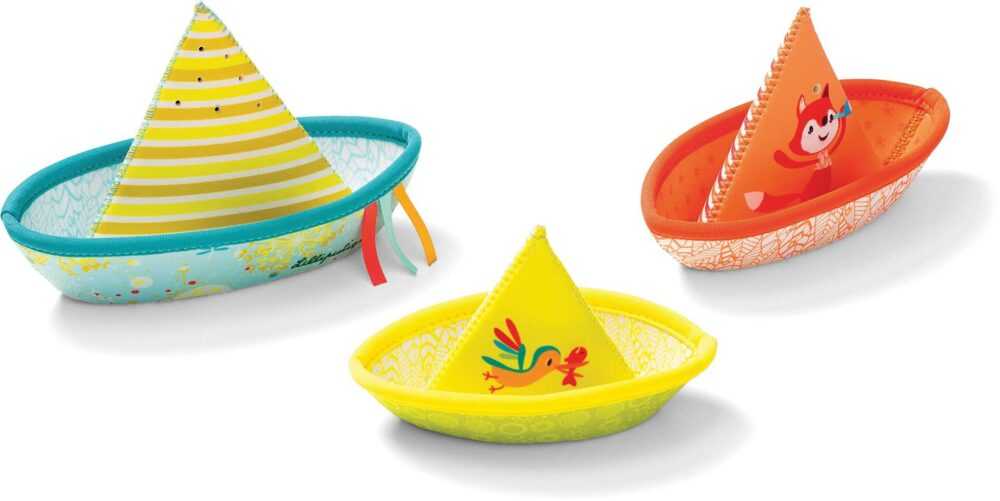 Lilliputiens® Badespielzeug "3 kleine Boote"
