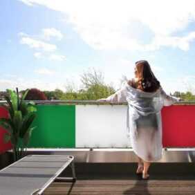 MyMaxxi Sichtschutzelement Balkonbanner Italien Balkon Sichtschutz Garten