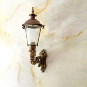 Wandlampe Messing Antik - Wandleuchten, Außenlampen Aufputz Wand Lampe Nostalgie