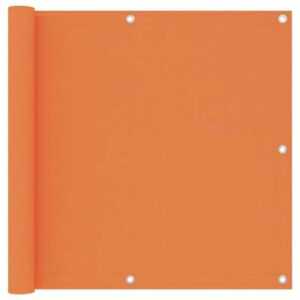 vidaXL Balkonsichtschutz Balkon-Sichtschutz Orange 90x300 cm Oxford-Gewebe