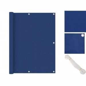 vidaXL Seitenmarkise Balkon-Sichtschutz Blau 120x500 cm Oxford-Gewebe