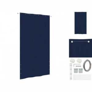 vidaXL Seitenmarkise Balkon-Sichtschutz Blau 160x240 cm Oxford-Gewebe