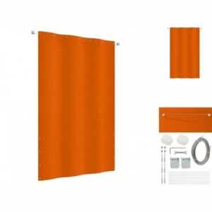 vidaXL Seitenmarkise Balkon-Sichtschutz Orange 140x240 cm Oxford-Gewebe