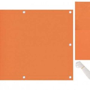 vidaXL Seitenmarkise Balkon-Sichtschutz Orange 75x500 cm Oxford-Gewebe