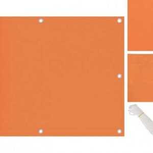 vidaXL Seitenmarkise Balkon-Sichtschutz Orange 75x600 cm Oxford-Gewebe