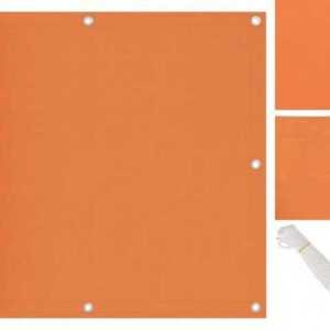 vidaXL Seitenmarkise Balkon-Sichtschutz Orange 90x500 cm Oxford-Gewebe